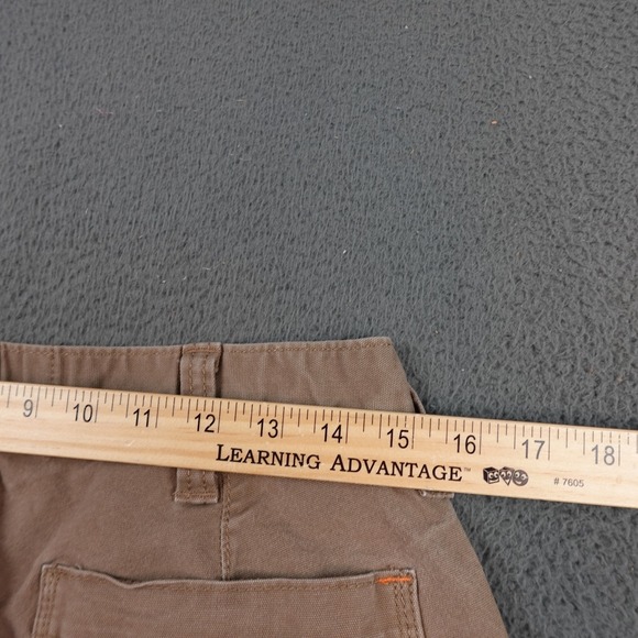 Ariat Rebar M4 Pants Mens 32x30 Brown Carpenter Canvas Workwear Paint Stains - Picture 8 of 9